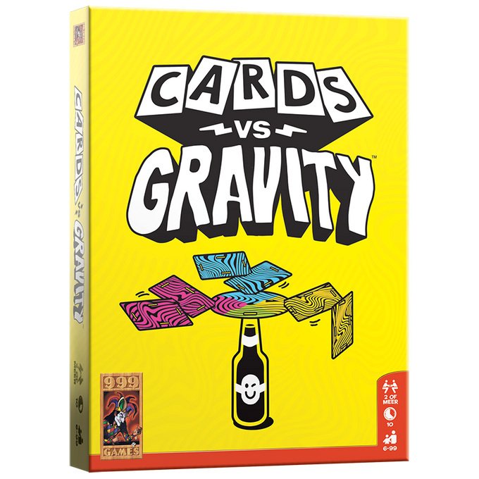 999 Games Cards vs Gravity partyspel Nederlands, 2 - 99 spelers, 10 minuten, Vanaf 6 jaar