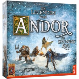 999 Games De Legenden van Andor: De Eeuwige Kou bordspel Nederlands, 2 - 4 spelers, 60 - 90 minuten, Vanaf 10 jaar