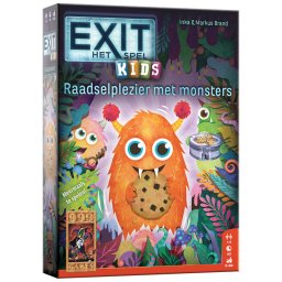 999 Games EXIT - Kids Raadselplezier met Monsters gezelschapsspel Nederlands, 1-4 spelers, 20 minuten, vanaf 5 jaar