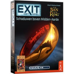 999 Games EXIT - Schaduwen boven Midden-Aarde gezelschapsspel Nederlands, 1 - 4 spelers, 45 minuten, Vanaf 10 jaar