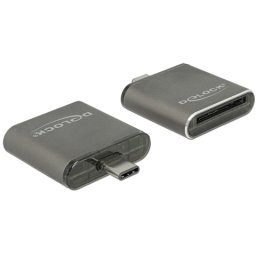 DeLOCK USB Type-C SDHC / SDXC UHS-II / MMC Single Slot kaartlezer kaartlezer