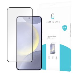 Just in Case Full Cover Tempered Glass voor Samsung S24+ Smartphone screenprotector