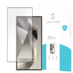 Just in Case Full Cover Tempered Glass voor Samsung S24 Ultra Smartphone screenprotector