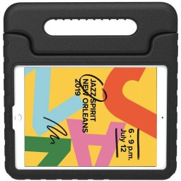 Just in Case Kids Cover voor Apple iPad 10,2 Tablethoesje Zwart