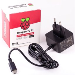 Raspberry Pi Foundation Officiële Black Raspberry Pi 5.1A / 3A PSU voedingseenheid