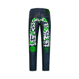 Razer | EVISU Daicock Print with Embroidery Carrot-Fit Jeans