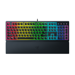 Razer Ornata V3 - US - Low-profile Mecha-membrane RGB Keyboard - Low-profile Keys - Razer Mecha-Membrane Switches - UV-coated Keycaps