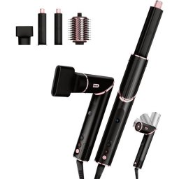 Shark FlexStyle 3-in-1 F??hn en Multistyler - Zwart/Rose - HD424EU