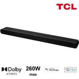 TCL TS8211 - Dolby Atmos 2.1 soundbar met ge??ntegreerde subwoofers - 260W - HDMI - Chromecast ge??ntegreerd