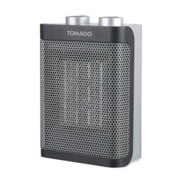 Tomado THC1501B - Keramische kachel - 24m?? - 1500 watt - 2 warmtestanden - Zwart/grijs