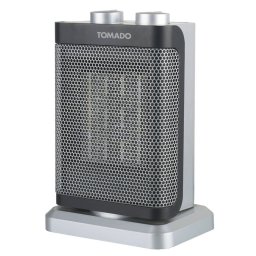 Tomado THC1502B - Keramische kachel - 24m?? - 1500 watt - Oscillerend - Zwart/grijs