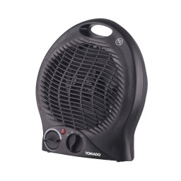 Tomado THF2001B - Ventilator kachel - Tot 24m?? - 2 warmtestanden 1 ventilatorstand - Vrijstaand - Zwart