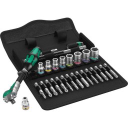 Wera 8100 SA 9 Zyklop Speed-ratelset gereedschapsset 1/4"-aandrijving, 28-delig