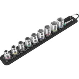 Wera Belt B 4 Zyklop Doppen set dopsleutel 9-delig, met 3/8" -aandrijving